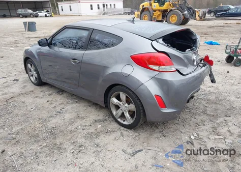 2014 Hyundai Veloster Base W/Black z USA, uszkodzony, nr VIN KMHTC6AD7EU189895